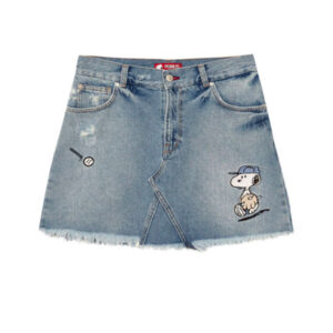 Denim Snoopy skirt