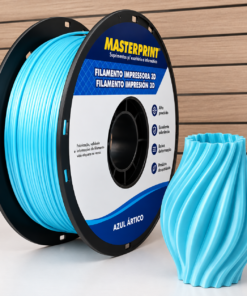 Filamento PLA Masterprint Fosco Azul Ártico 1.75mm 1kg