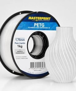Filamento PETG Masterprint Branco Fosco 1.75mm 1kg