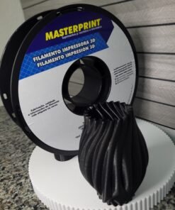 Filamento PLA Masterprint Preto com Glitter 1.75mm 1kg